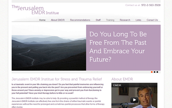 The Jerusalem EMDR Institute Website