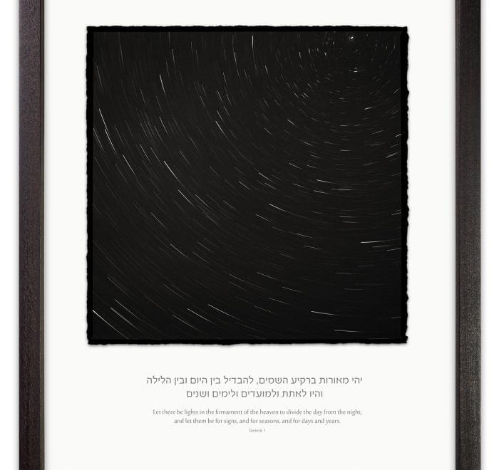 Startrailsblack and white