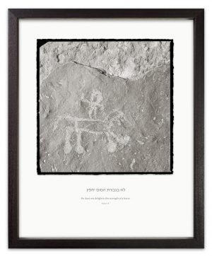 horseman rock painting